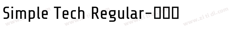Simple Tech Regular字体转换